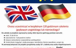Więcej o: Informacja: bezpłatny kurs języka angielskiego i niemieckiego