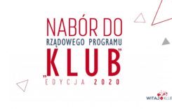 Więcej o: Nabór do programu KLUB 2020